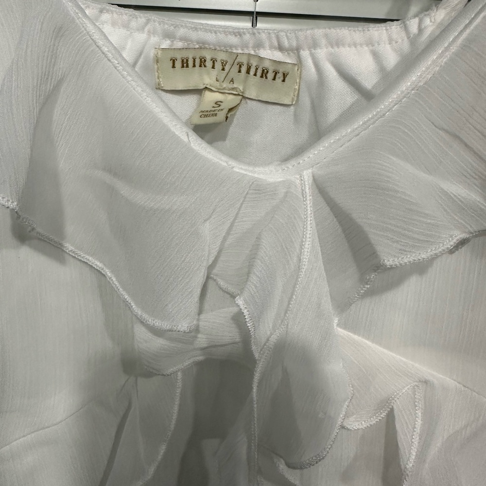 Forever 21 White Layered Ruffle Camisole - Picture 3 of 6